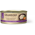 Filet de Poulet et Filet de Saumon - 70 g